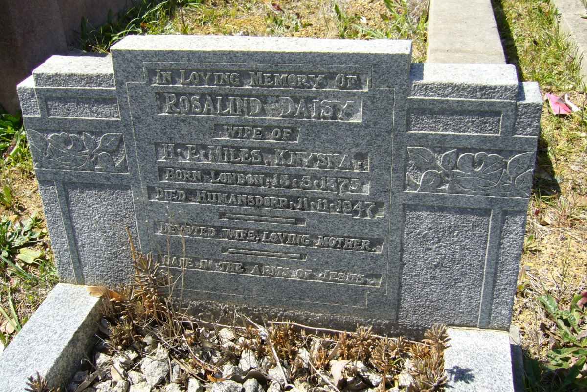 MILES Rosalind Daisy 1875-1947