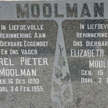 MOOLMAN Carel Pieter 1890-1955 &amp; Elizabeth Eunice 1895-1965