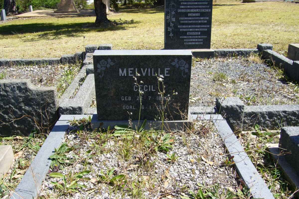 MELVILLE Cecil 1886-1981