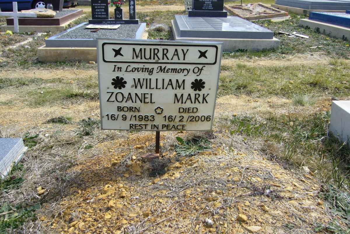 MURRAY William Zoanel Mark 1983-2006