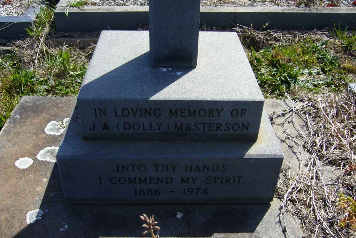 MASTERSON J.A. 1886-1974