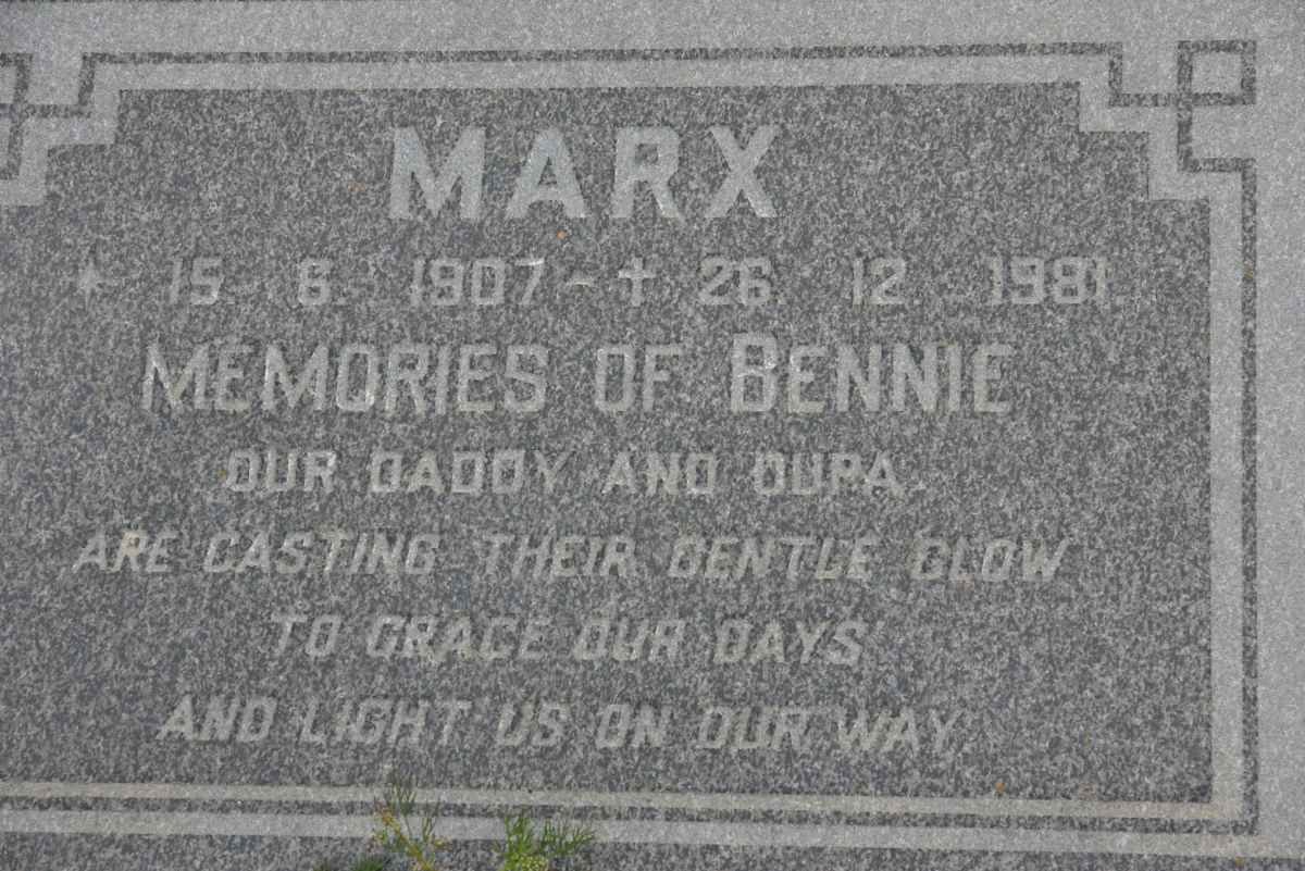 MARX Bennie 1907-1981