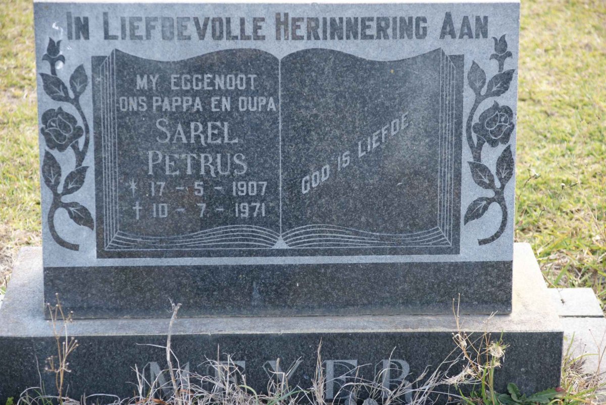 MEYER Sarel Petrus 1907-1971