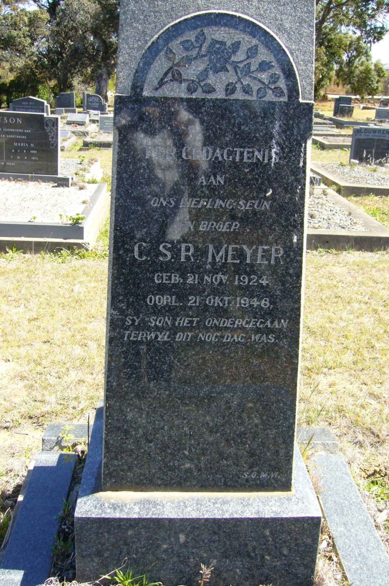 MEYER C.S.R. 1924-1948