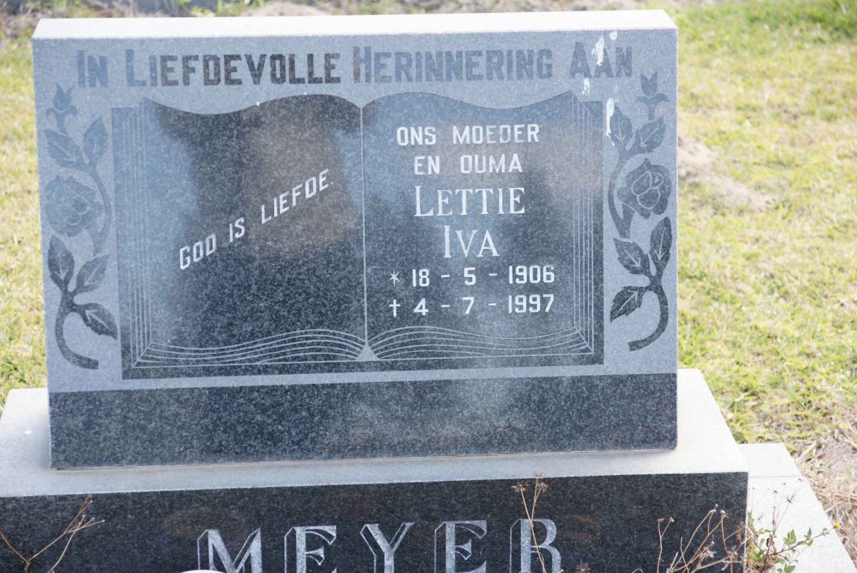 MEYER Lettie Iva 1906-1997