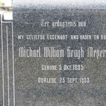 MEYER Michael William Heugh 1895-1953