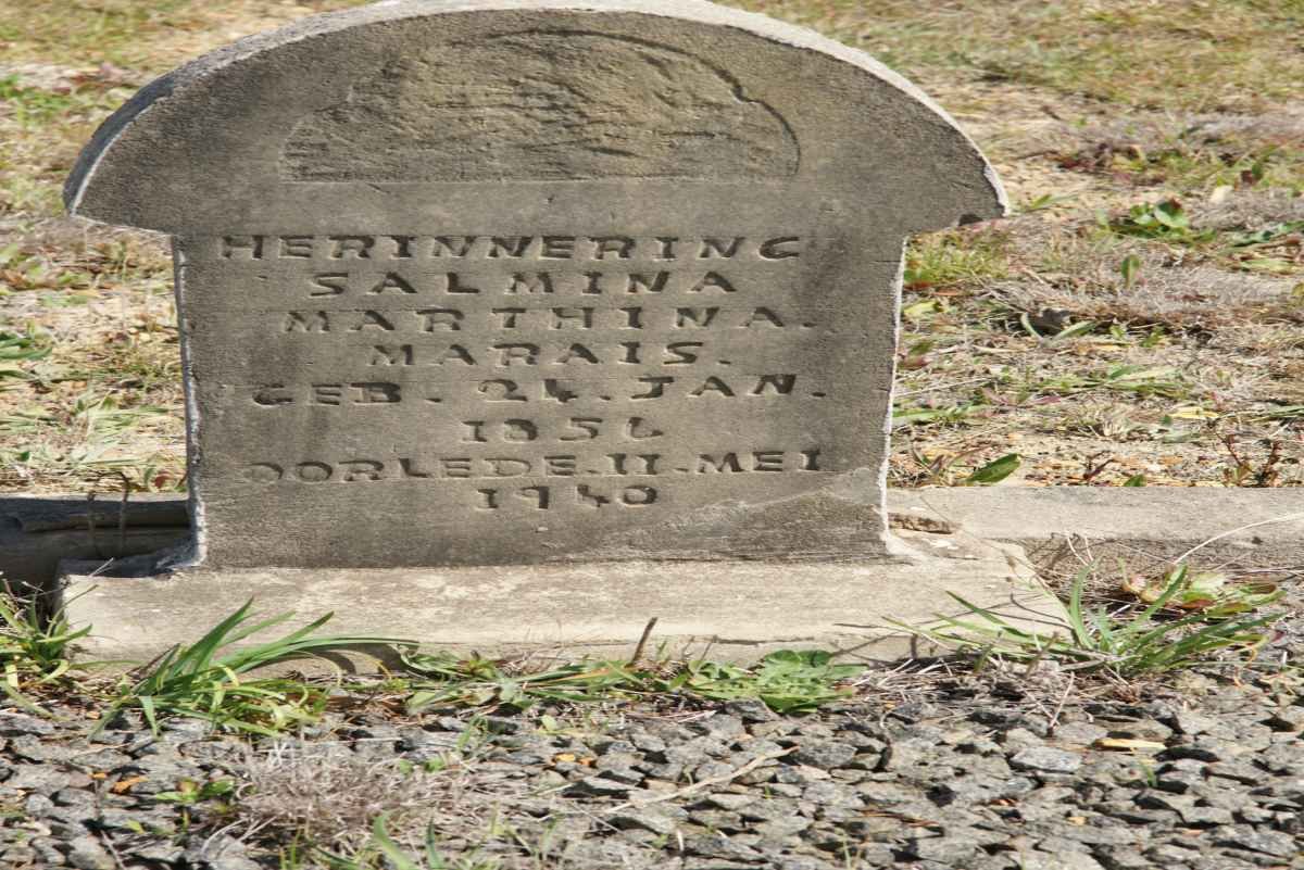 MARAIS Salmina Marthuna 1856-1940