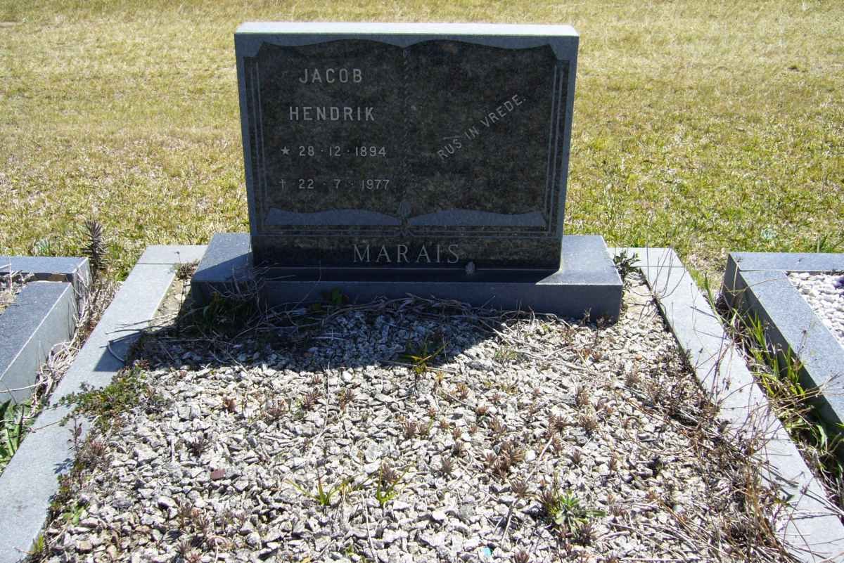 MARAIS Jacob Hendrik 1894-1977