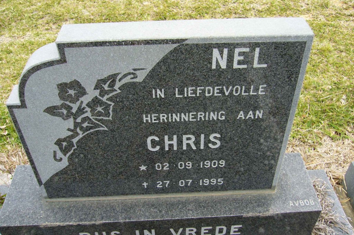 NEL Chris 1909-1995