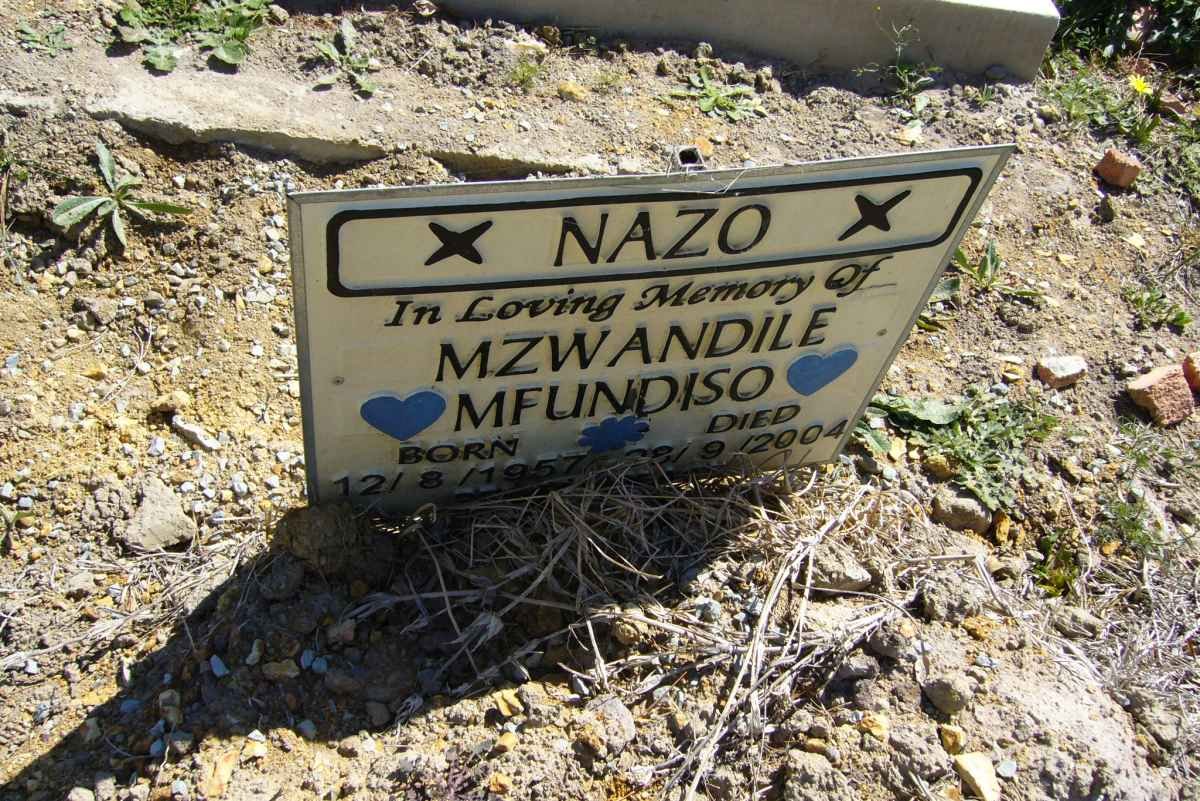 NAZO Mzwandile Mfundiso 1957-2004