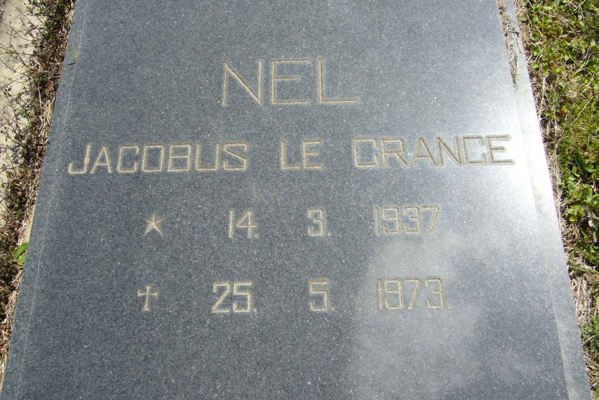 NEL Jacobus le Grange 1937-1973