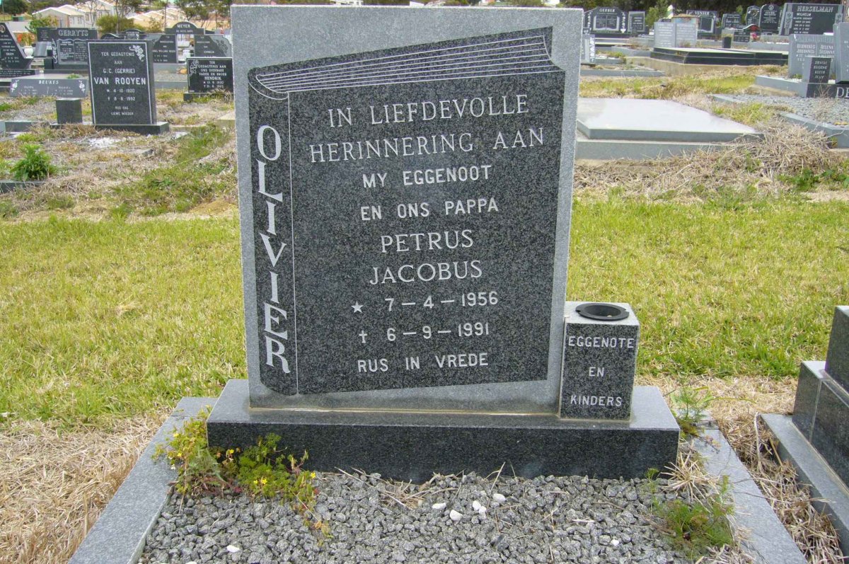 OLIVIER Petrus Jacobus 1956-1991
