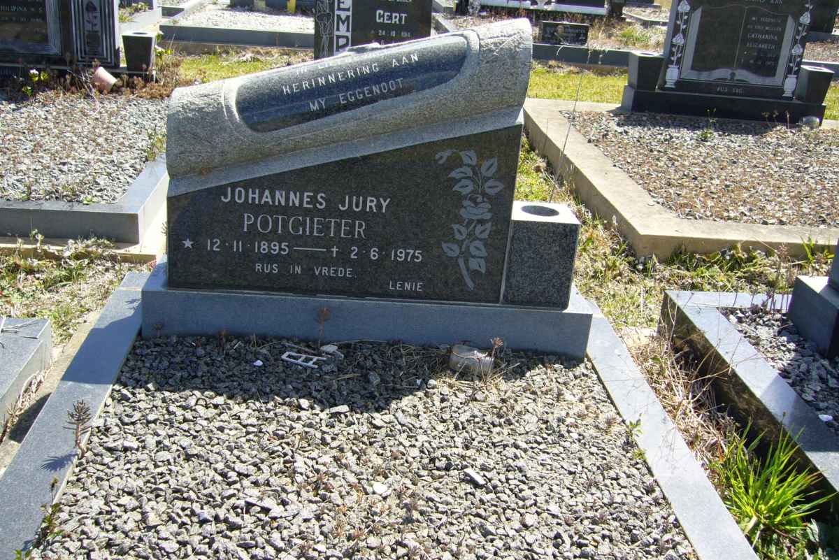 POTGIETER Johannes Jury 1895-1975