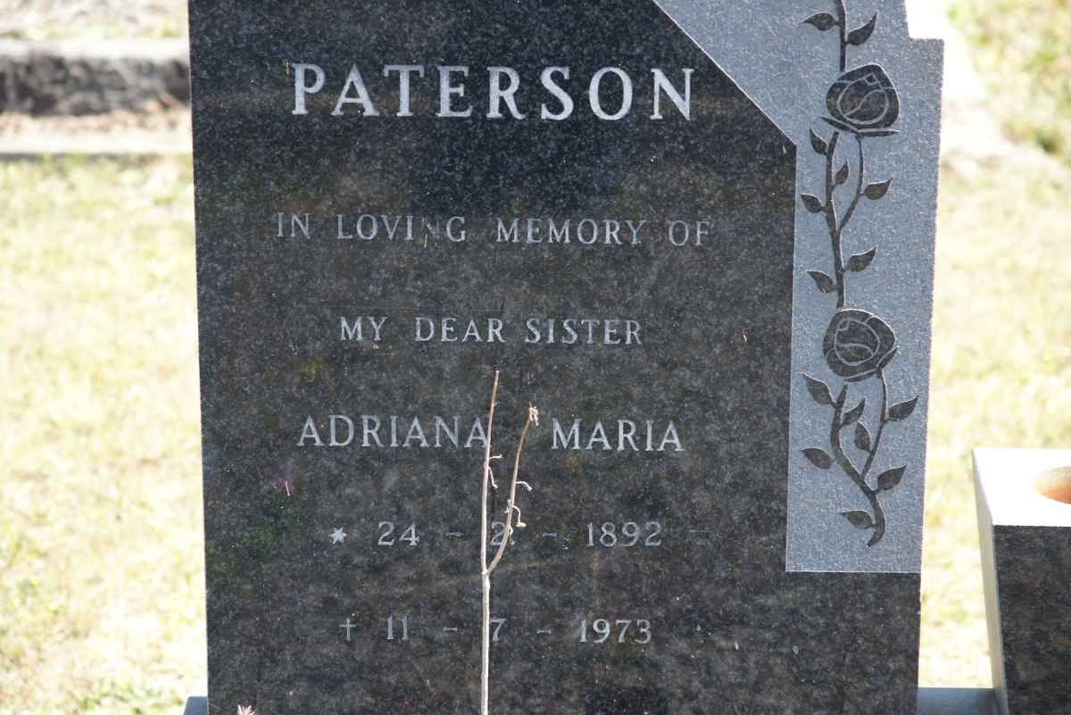 PATERSON Adriana Maria 1892-1973