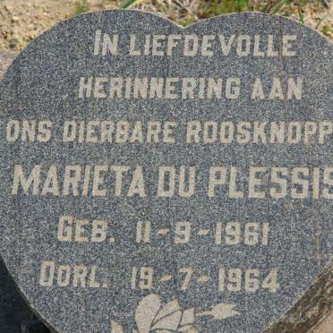 PLESSIS Marieta, du 1961-1964