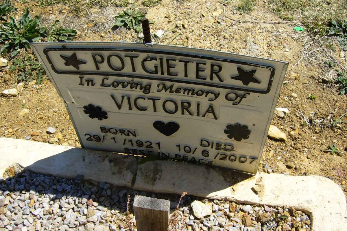POTGIETER Victoria 1921-2007