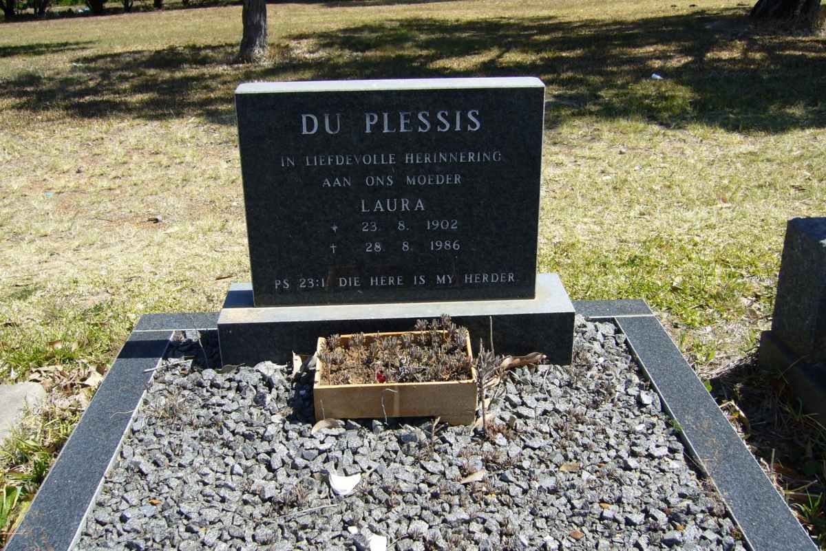 PLESSIS Laura, du 1902-1986