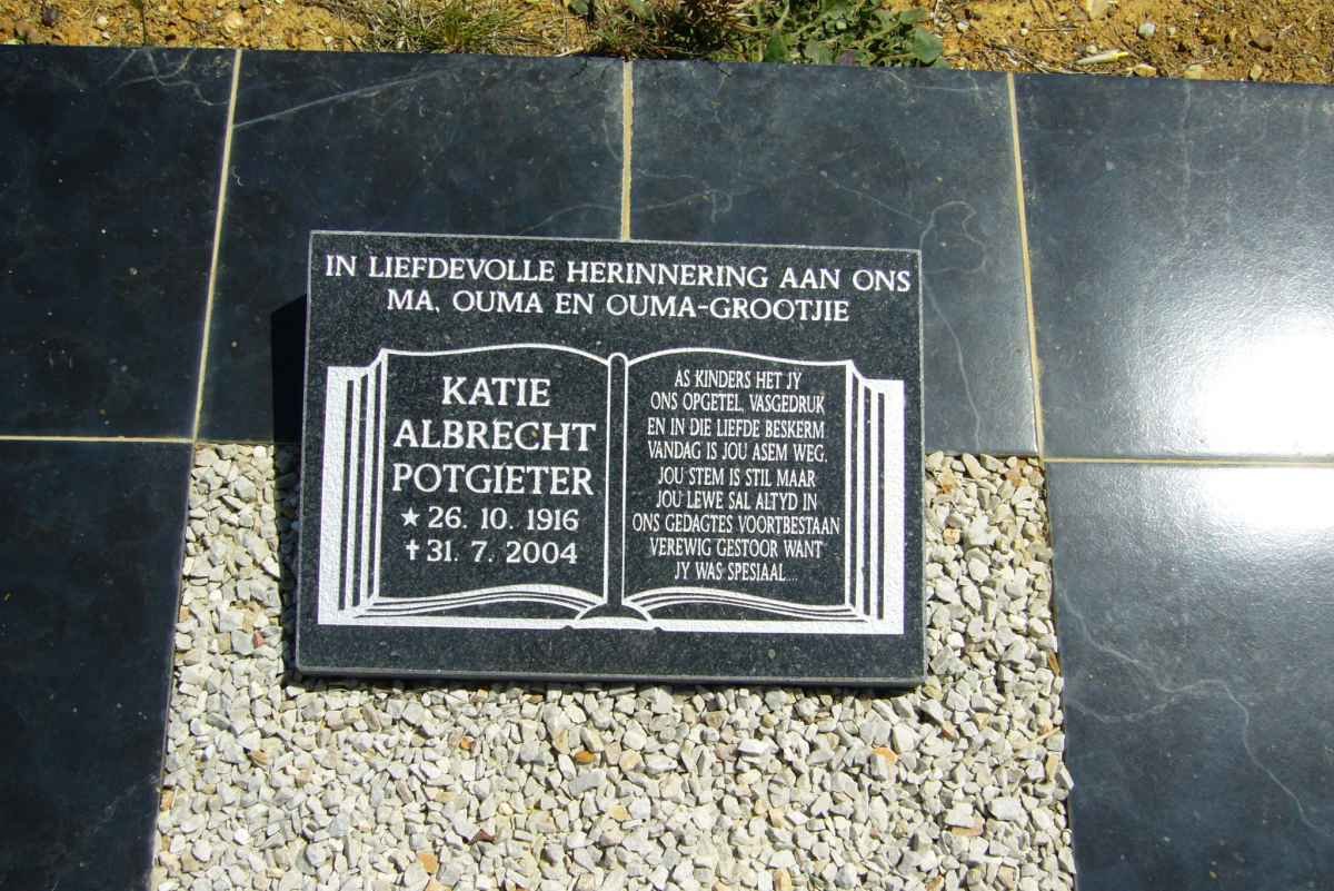 POTGIETER Katie Albrecht 1916-2004