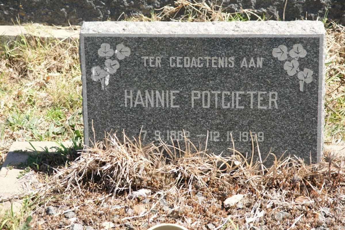 POTGIETER Hannie 1882-1959