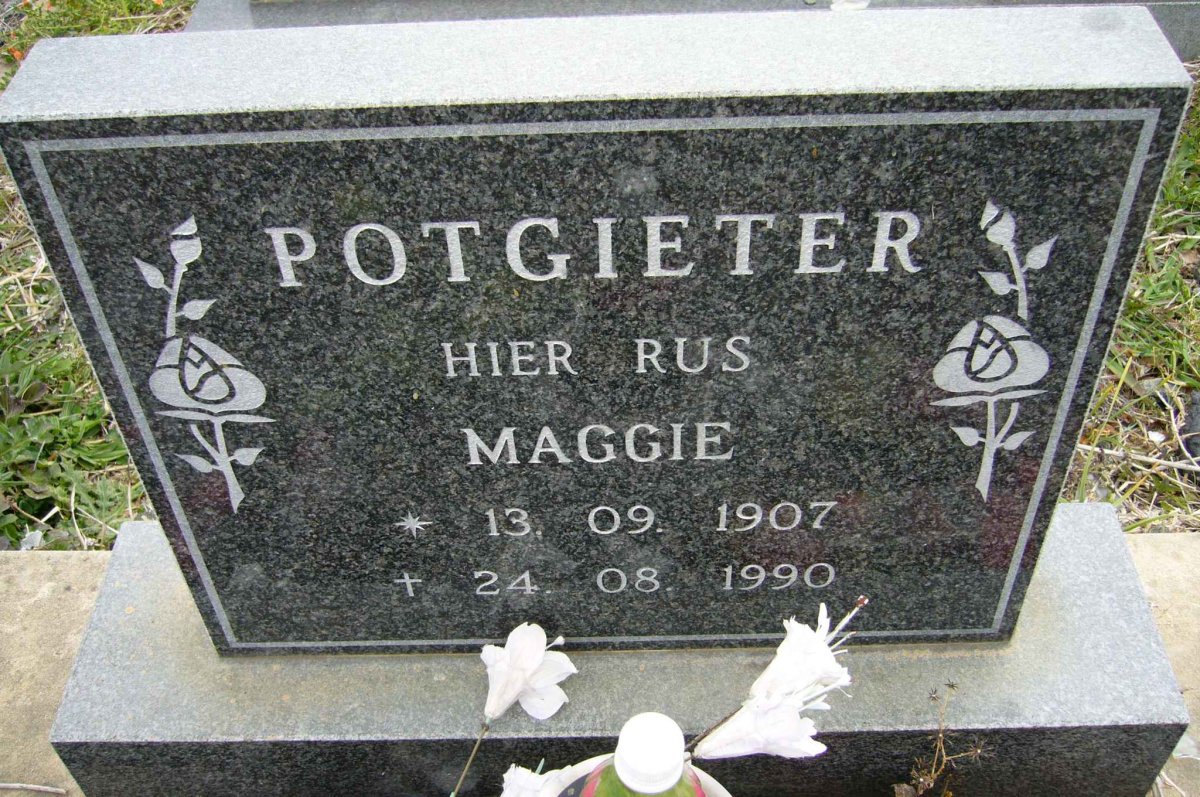 POTGIETER Maggie 1907-1990