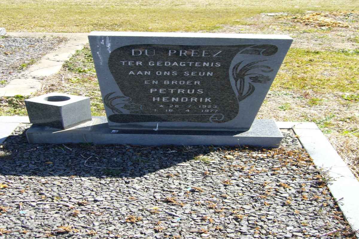 PREEZ Petrus Hendrik, du 1923-1977