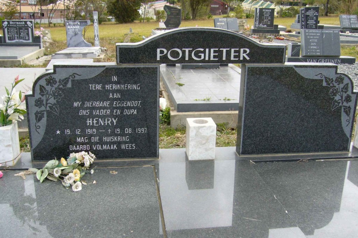 POTGIETER Henry 1919-1997