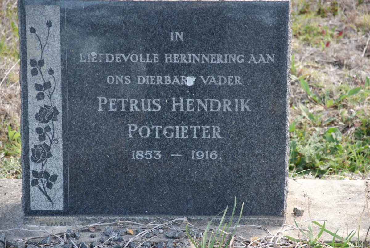 POTGIETER Petrus Hendrik 1853-1916