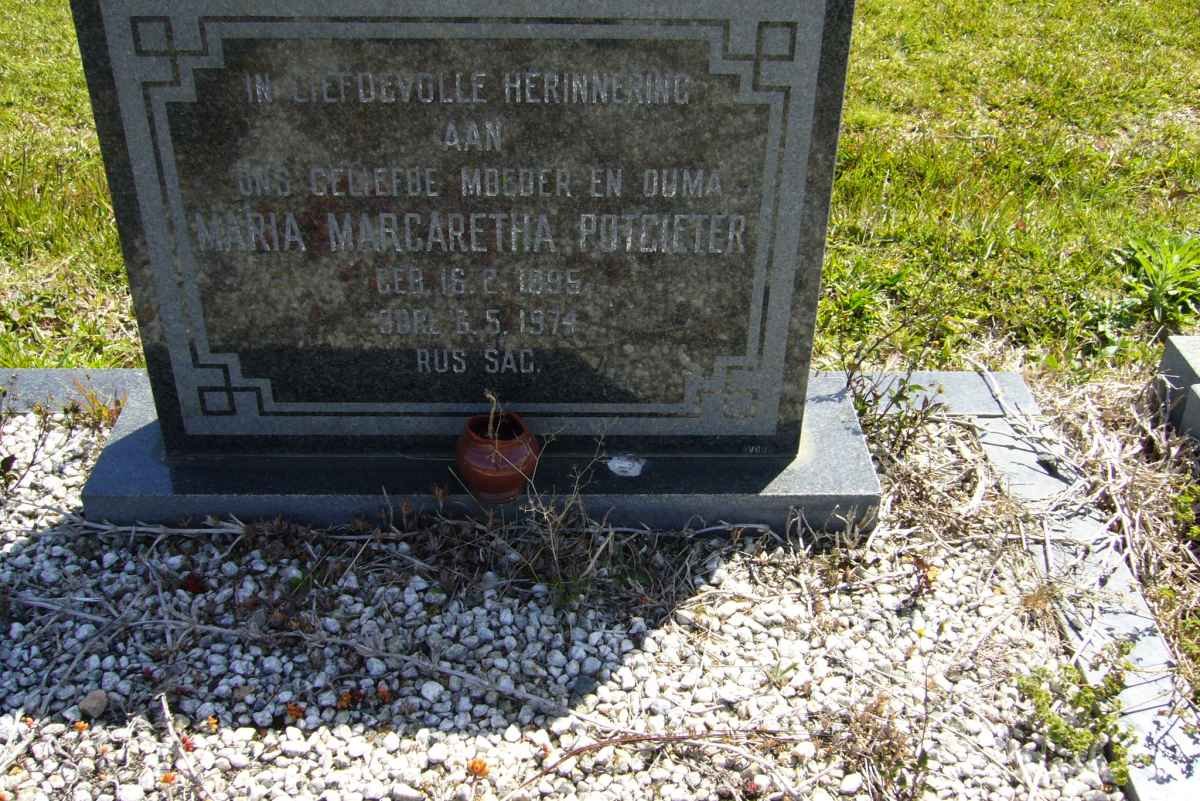 POTGIETER Maria Margaretha 1895-1974