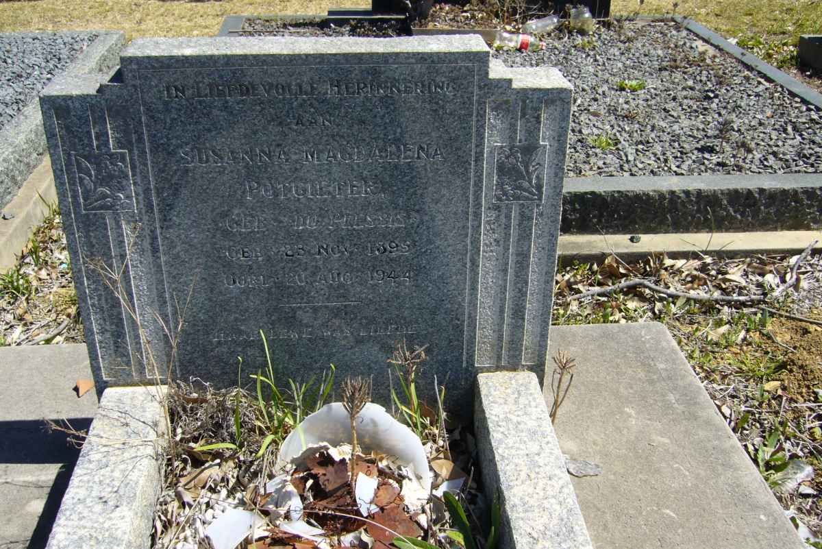 POTGIETER Susanna Magdalena nee DU PLESSIS 1895-1944