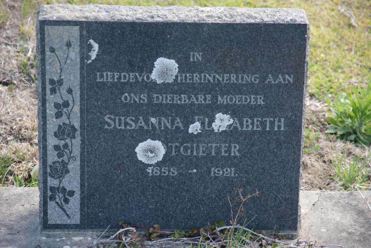 POTGIETER Susanna Elizabeth 1858-1921