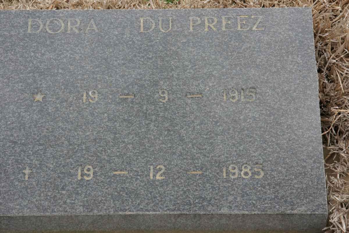 PREEZ Dora, du 1915-1985