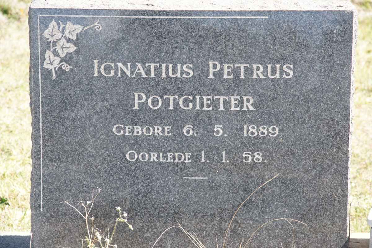 POTGIETER Ignatius Petrus 1889-1958