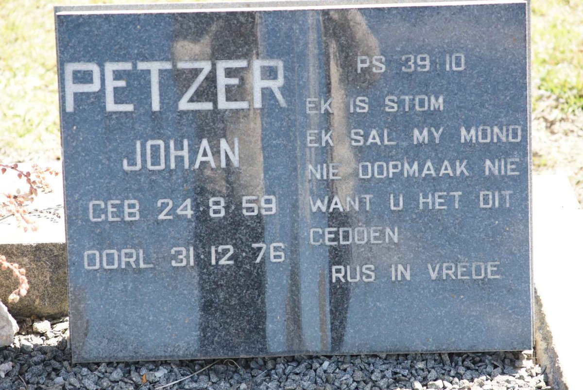 PETZER Johan 1959-1976