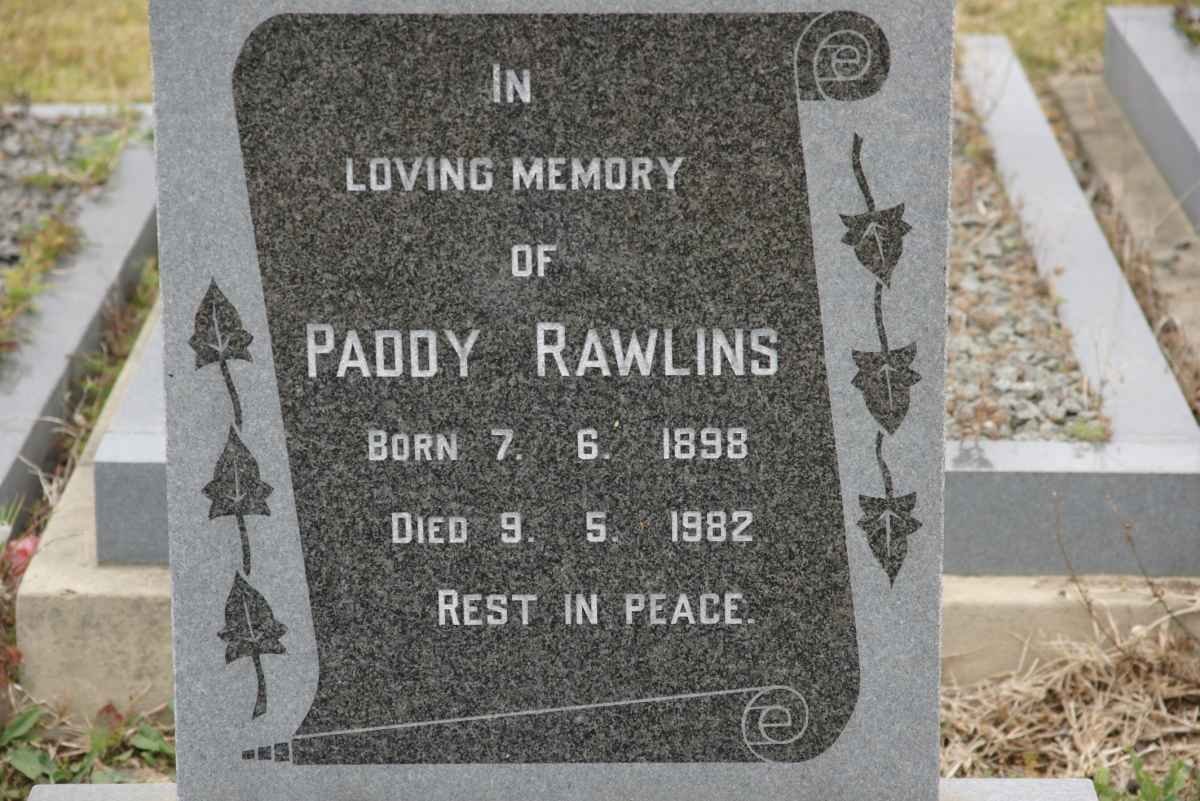 RAWLINS Paddy 1898-1981