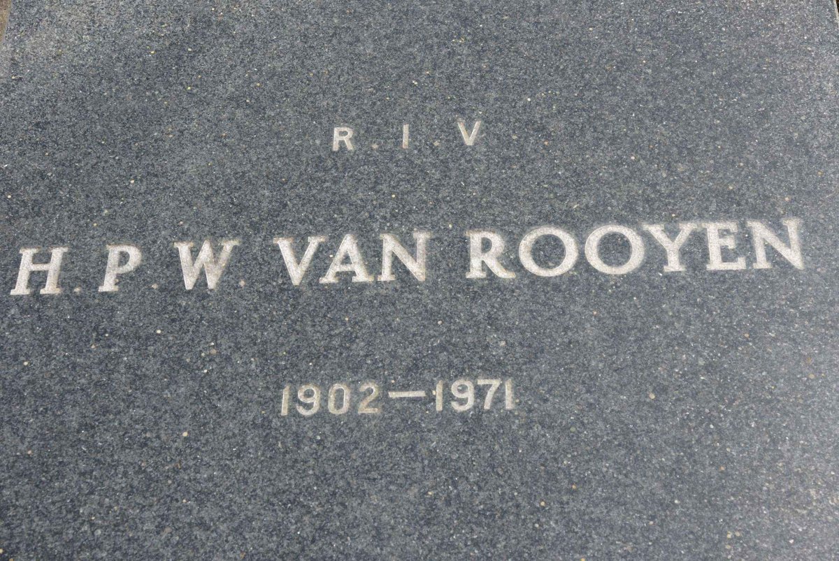 ROOYEN H.P.W., van 1902-1971