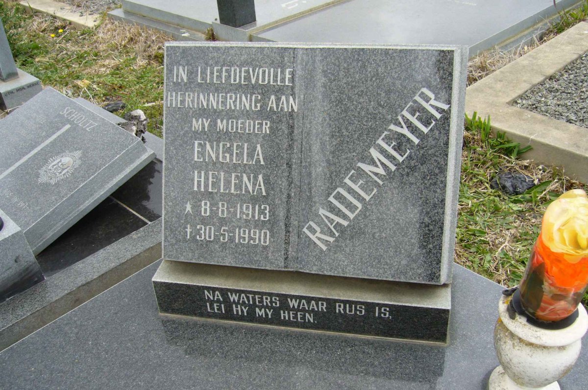 RADEMEYER Engela Helena 1913-1990