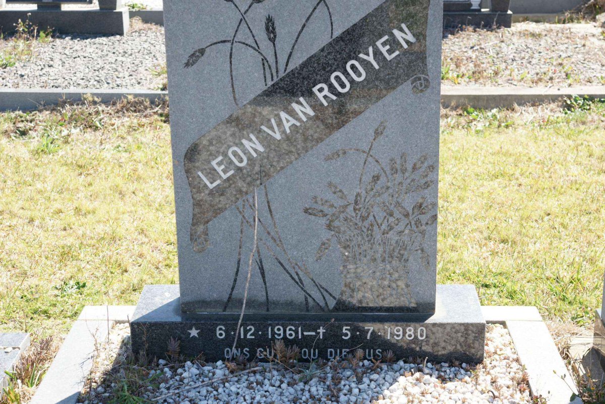 ROOYEN Leon, van 1961-1980