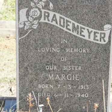 RADEMEYER Margie 1913-1940