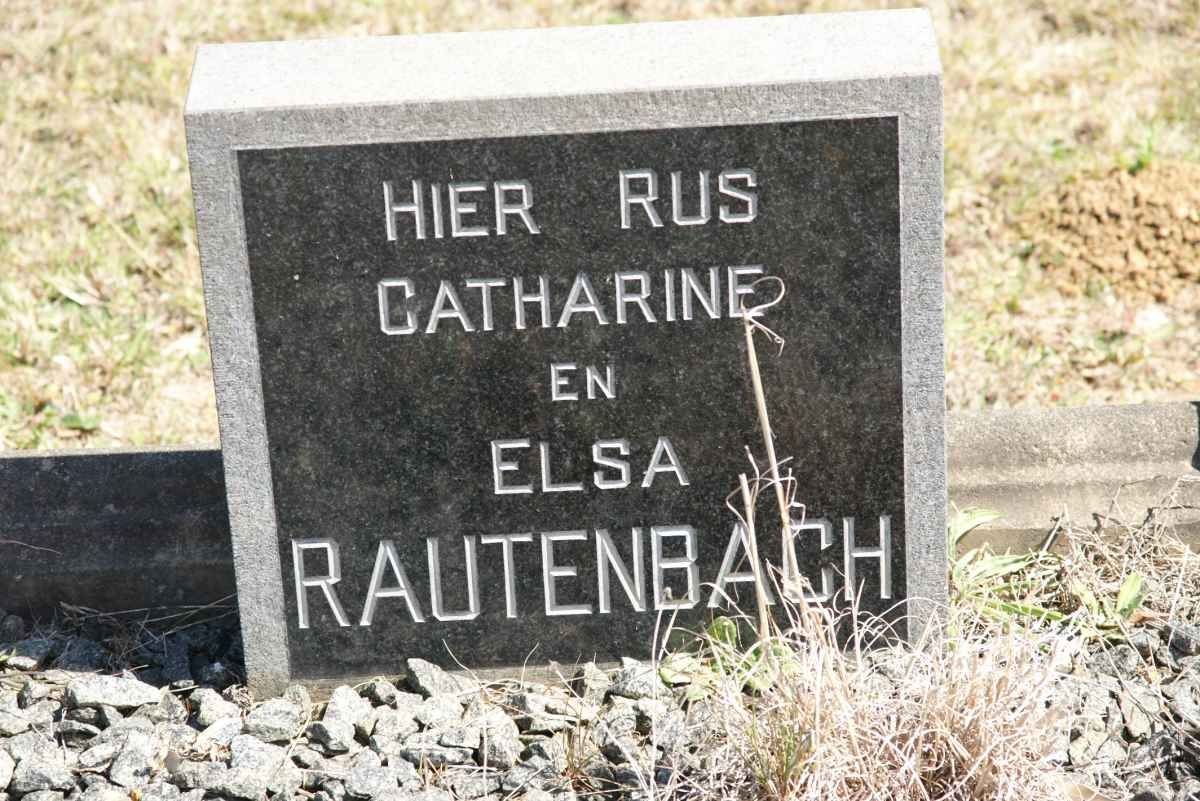 RAUTENBACH Catharina :: RAUTENBACH Elsa