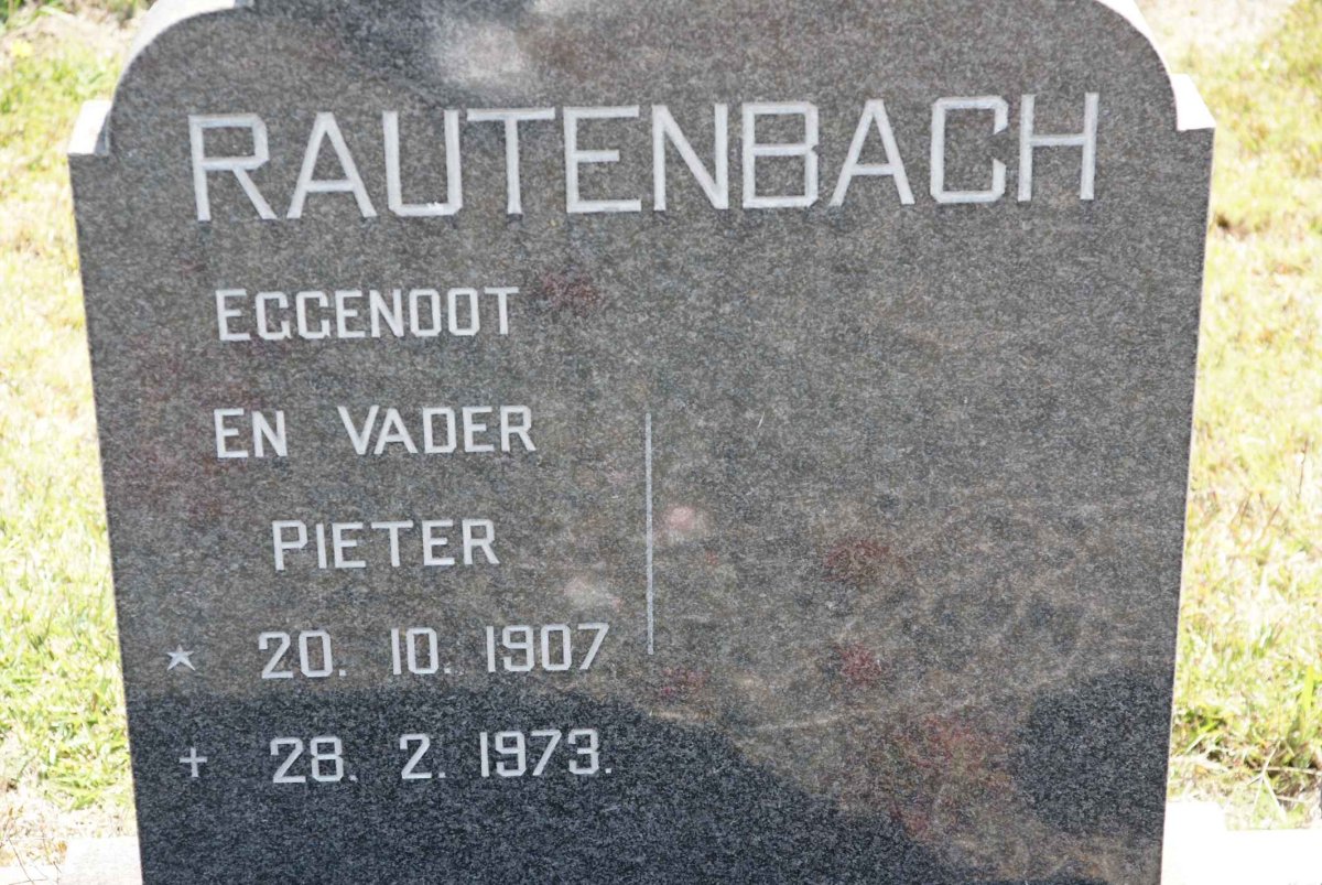 RAUTENBACH Pieter 1907-1973