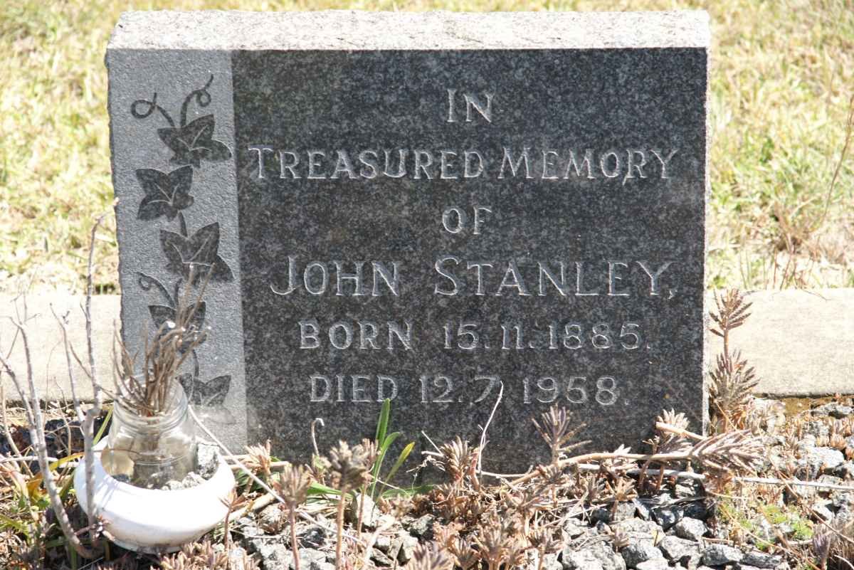 STANLEY John 1885-1958