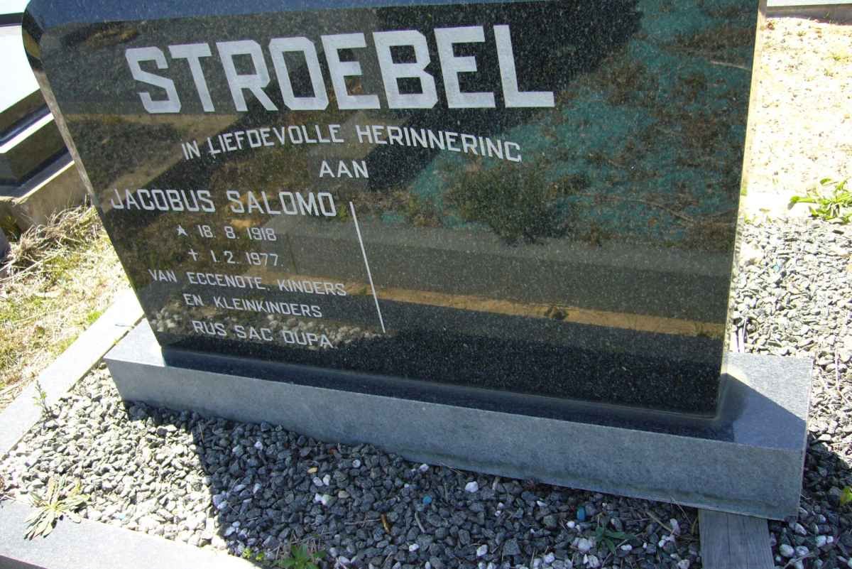 STROEBEL Jacobus Salomo 1918-1977