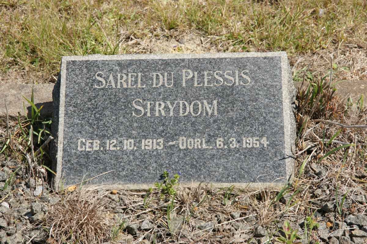 STRYDOM Sarel du Plessis 1913-1954