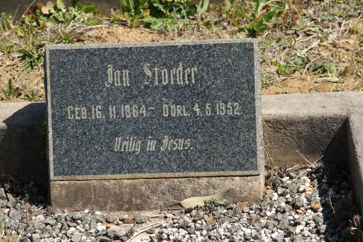 STOEDER Jan 1864-1952