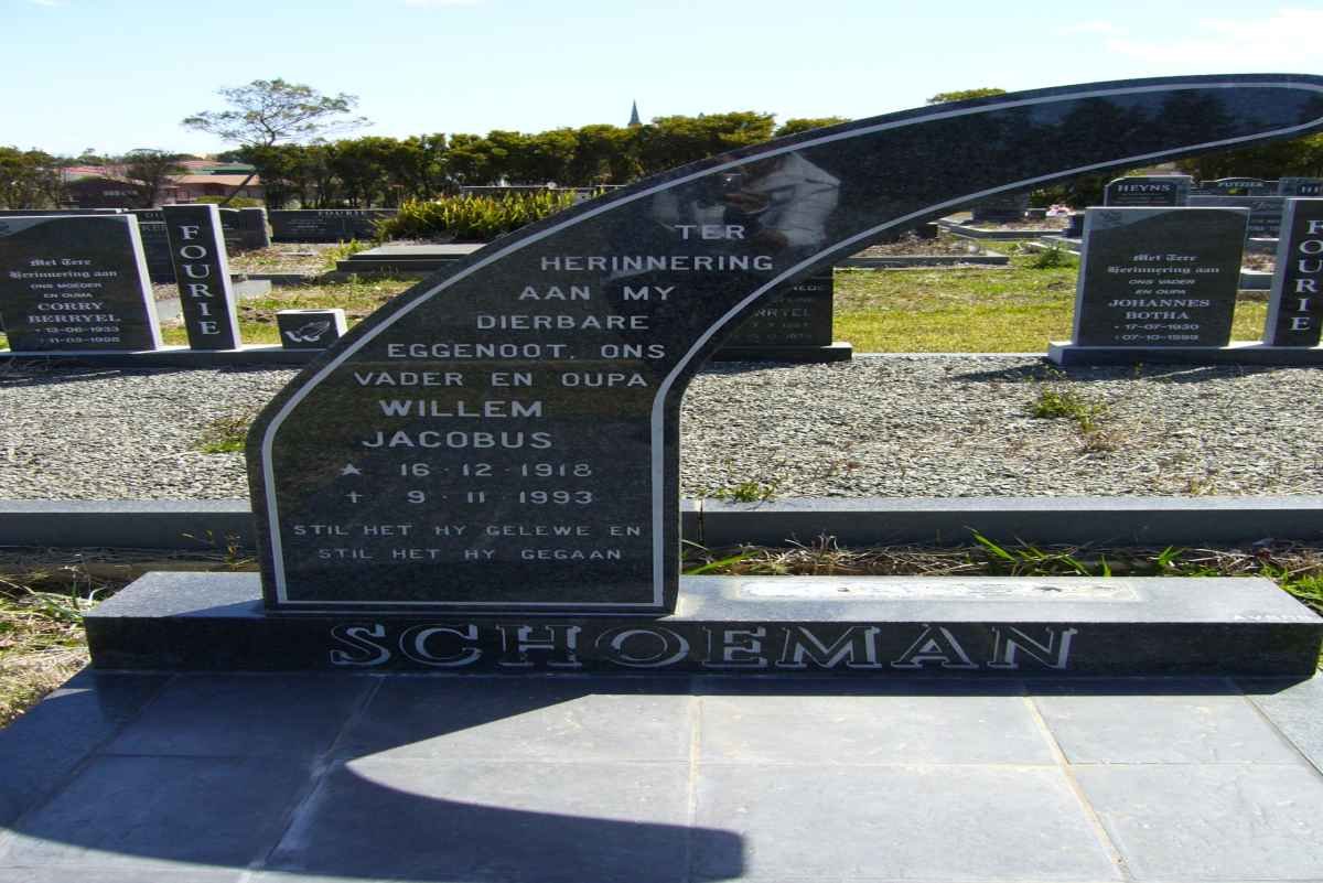 SCHOEMAN Willem Jacobus 1918-1993