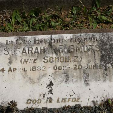SMUTS Susarah I.F. nee SCHOLTZ 1882-1951