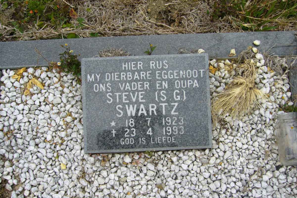 SWART S.G. 1923-1993