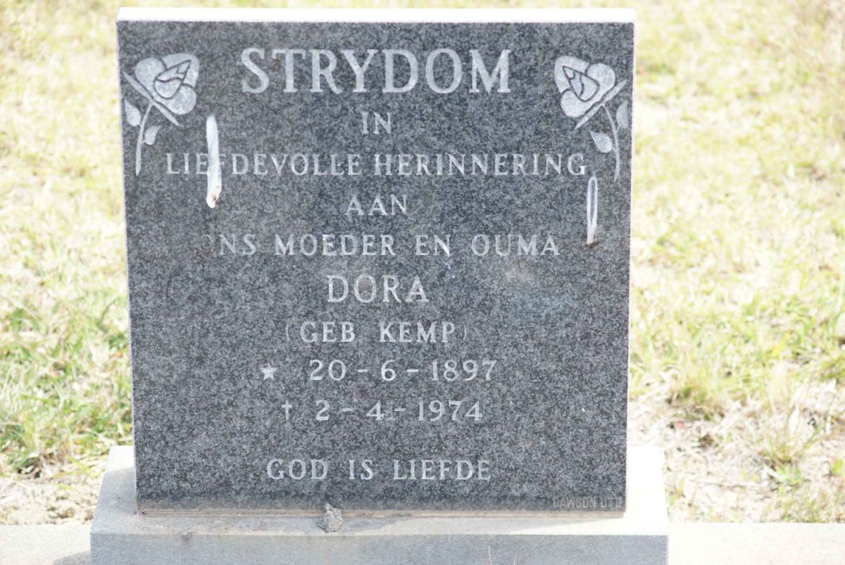 STRYDOM Dora nee KEMP 1897-1974