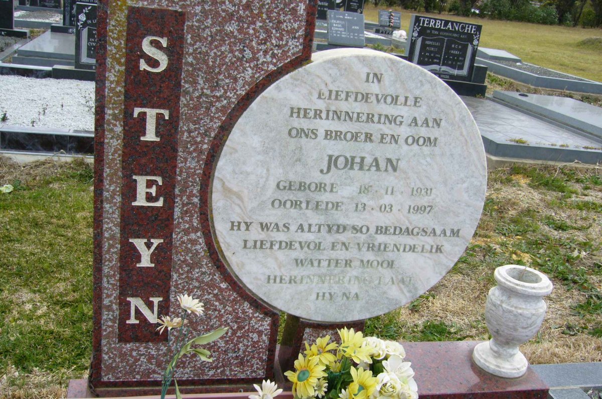 STEYN Johan 1931-1997