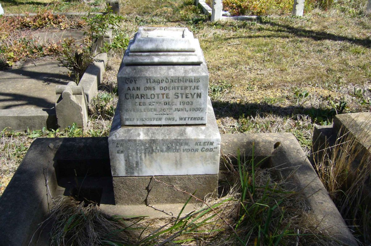 STEYN Charlotte 1903-1907